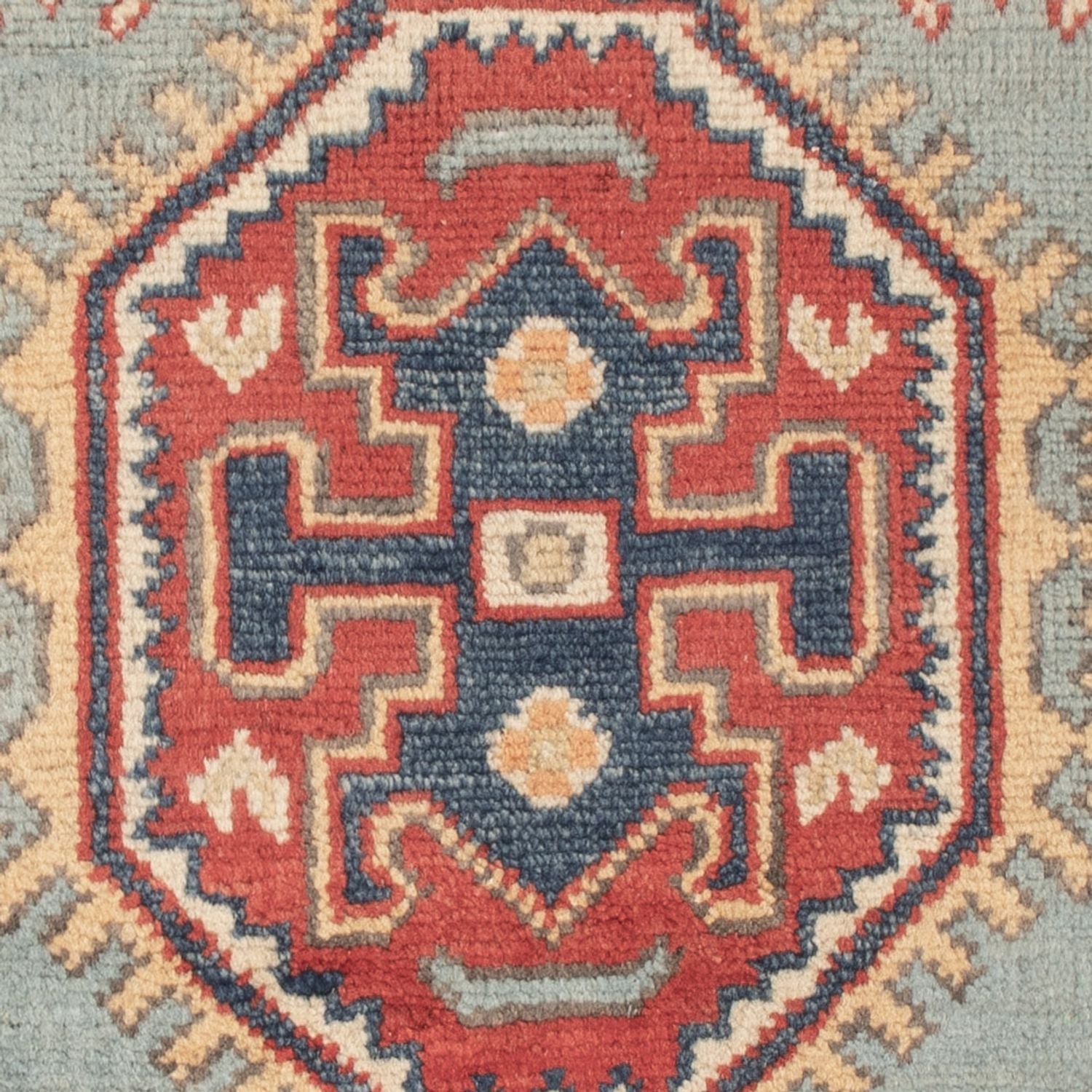 Tappeto Ziegler - Kazak - 87 x 58 cm - blu chiaro