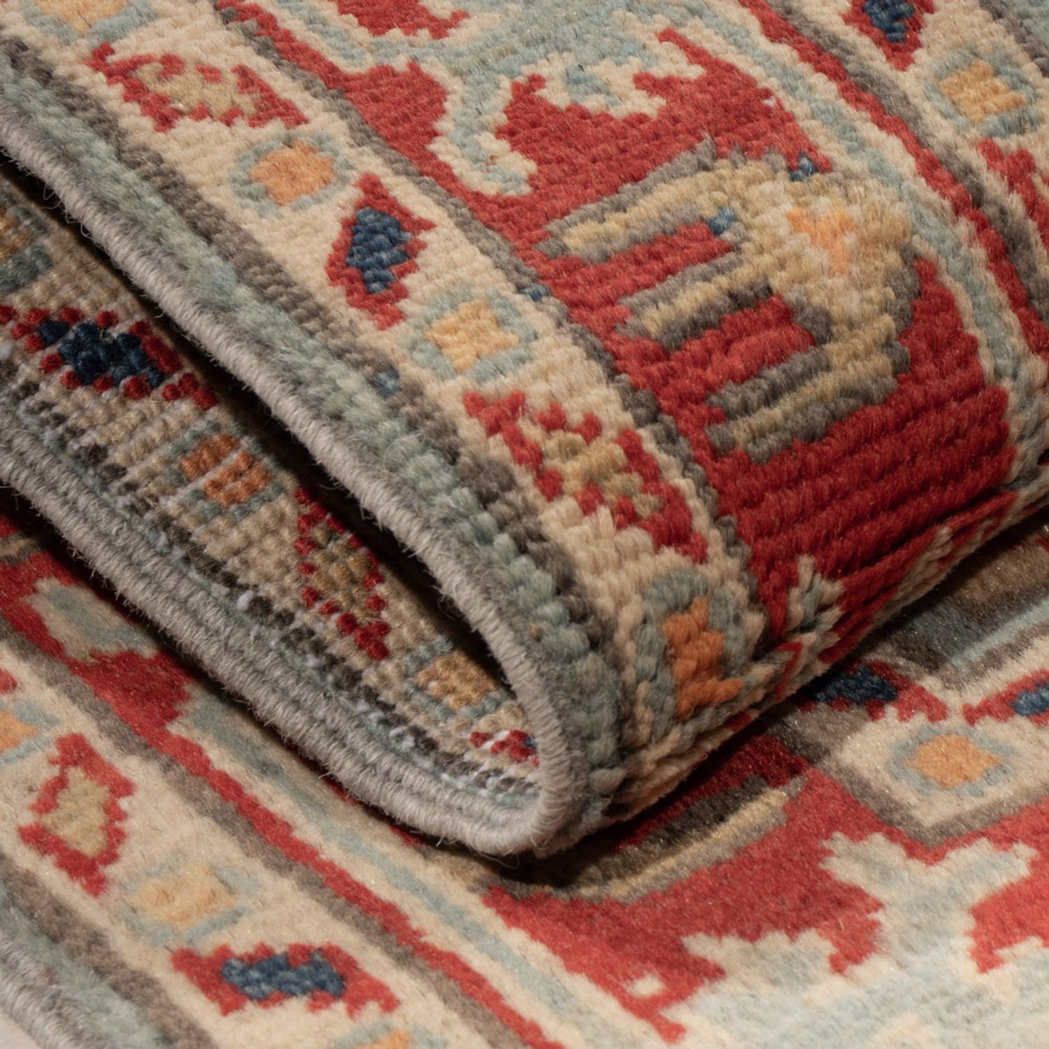 Tappeto Ziegler - Kazak - 87 x 58 cm - blu chiaro