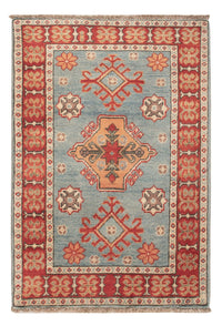 Tappeto Ziegler - Kazak - 88 x 59 cm - blu chiaro
