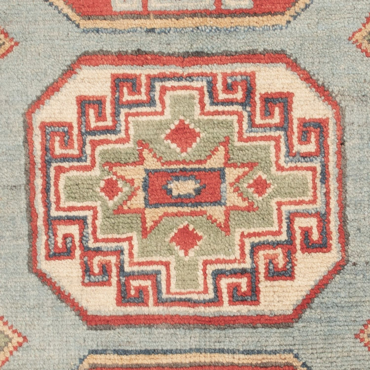 Tappeto Ziegler - Kazak - 91 x 62 cm - blu chiaro