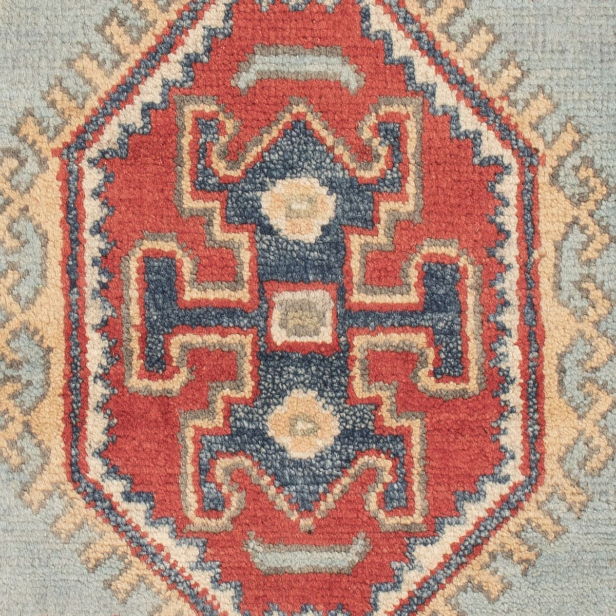 Tappeto Ziegler - Kazak - 96 x 60 cm - blu chiaro