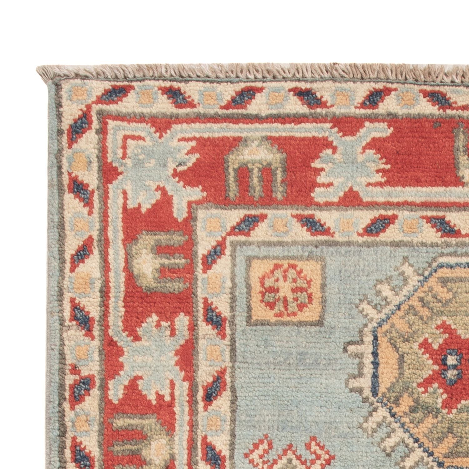 Tappeto Ziegler - Kazak - 96 x 60 cm - blu chiaro