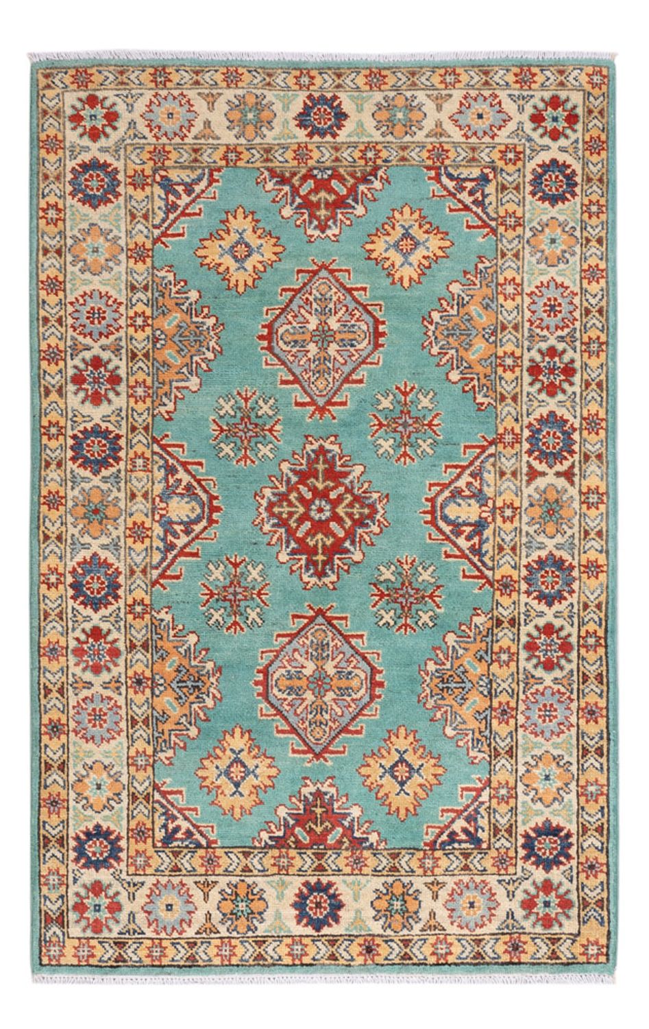 Tappeto Ziegler - Kazak - 150 x 91 cm - blu chiaro