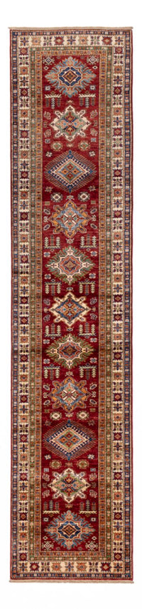 Tappeto corsia Tappeto Ziegler - Kazak - 396 x 84 cm - rosso