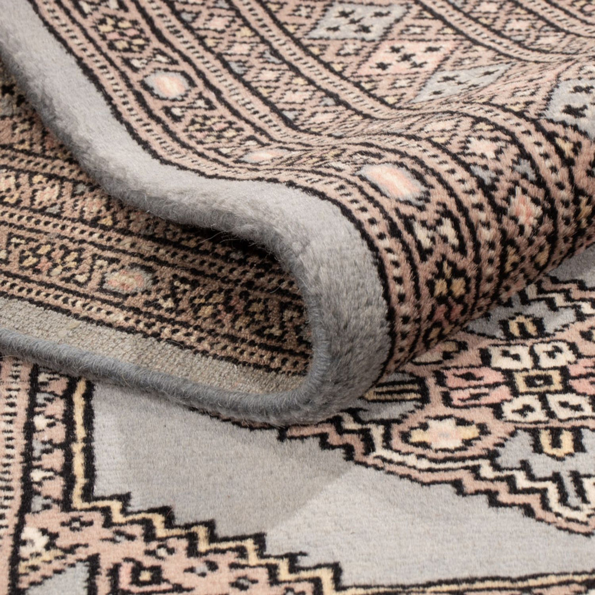 Tappeto Pakistani - 181 x 124 cm - blu chiaro