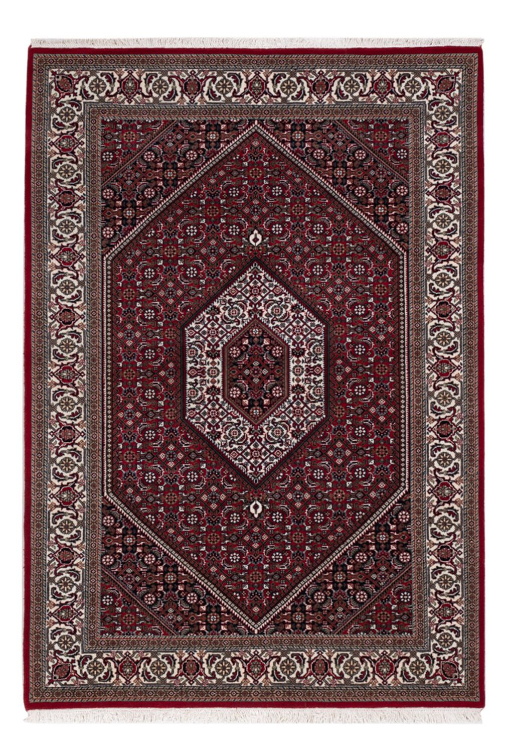 Tappeto orientale - Bidjar - Indo - 183 x 127 cm - beige scuro