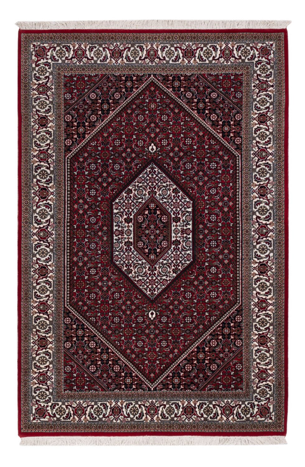 Tappeto orientale - Bidjar - Indo - 185 x 122 cm - beige scuro
