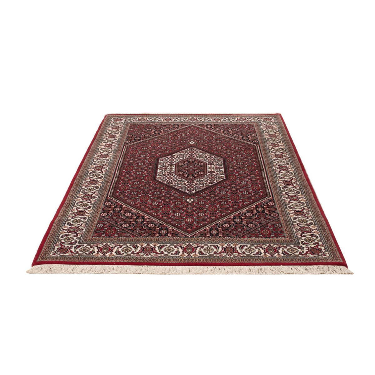 Tappeto orientale - Bidjar - Indo - 185 x 122 cm - beige scuro