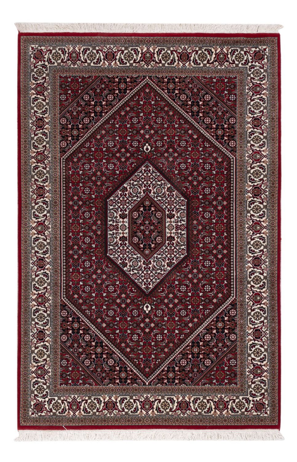 Tappeto orientale - Bidjar - Indo - 182 x 122 cm - beige scuro