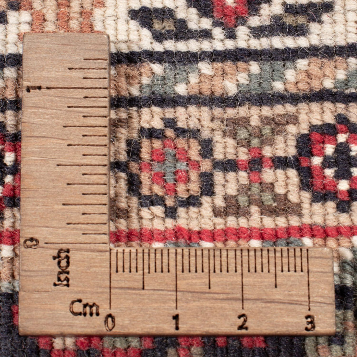 Tappeto orientale - Bidjar - Indo - 182 x 122 cm - beige scuro