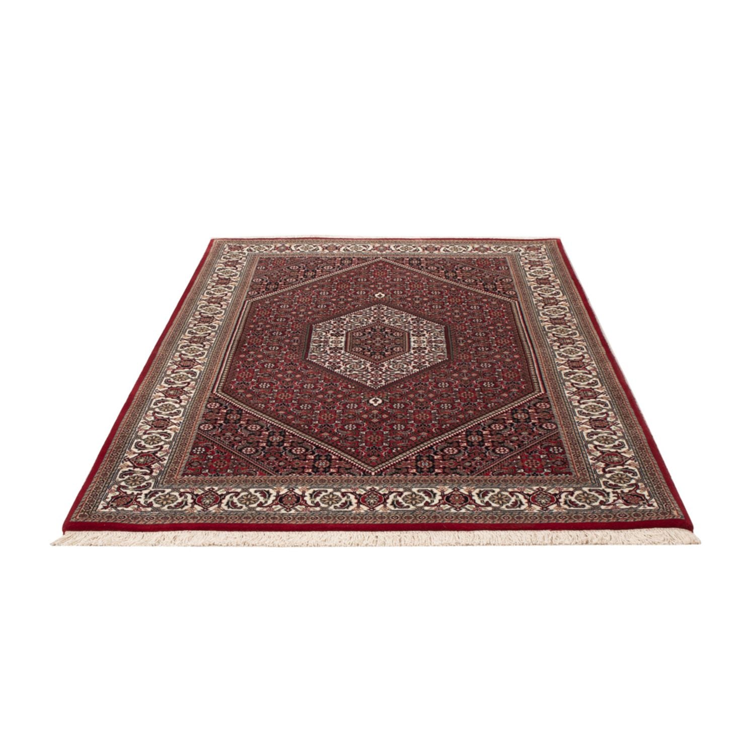 Tappeto orientale - Bidjar - Indo - 184 x 122 cm - beige scuro