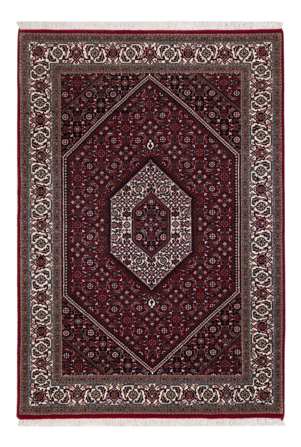 Tappeto orientale - Bidjar - Indo - 182 x 123 cm - beige scuro