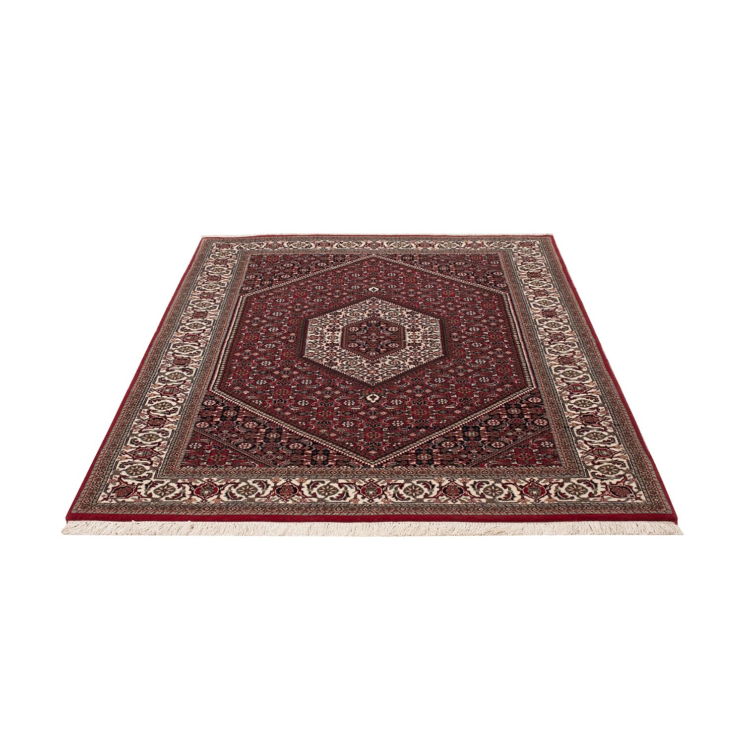 Tappeto orientale - Bidjar - Indo - 182 x 123 cm - beige scuro