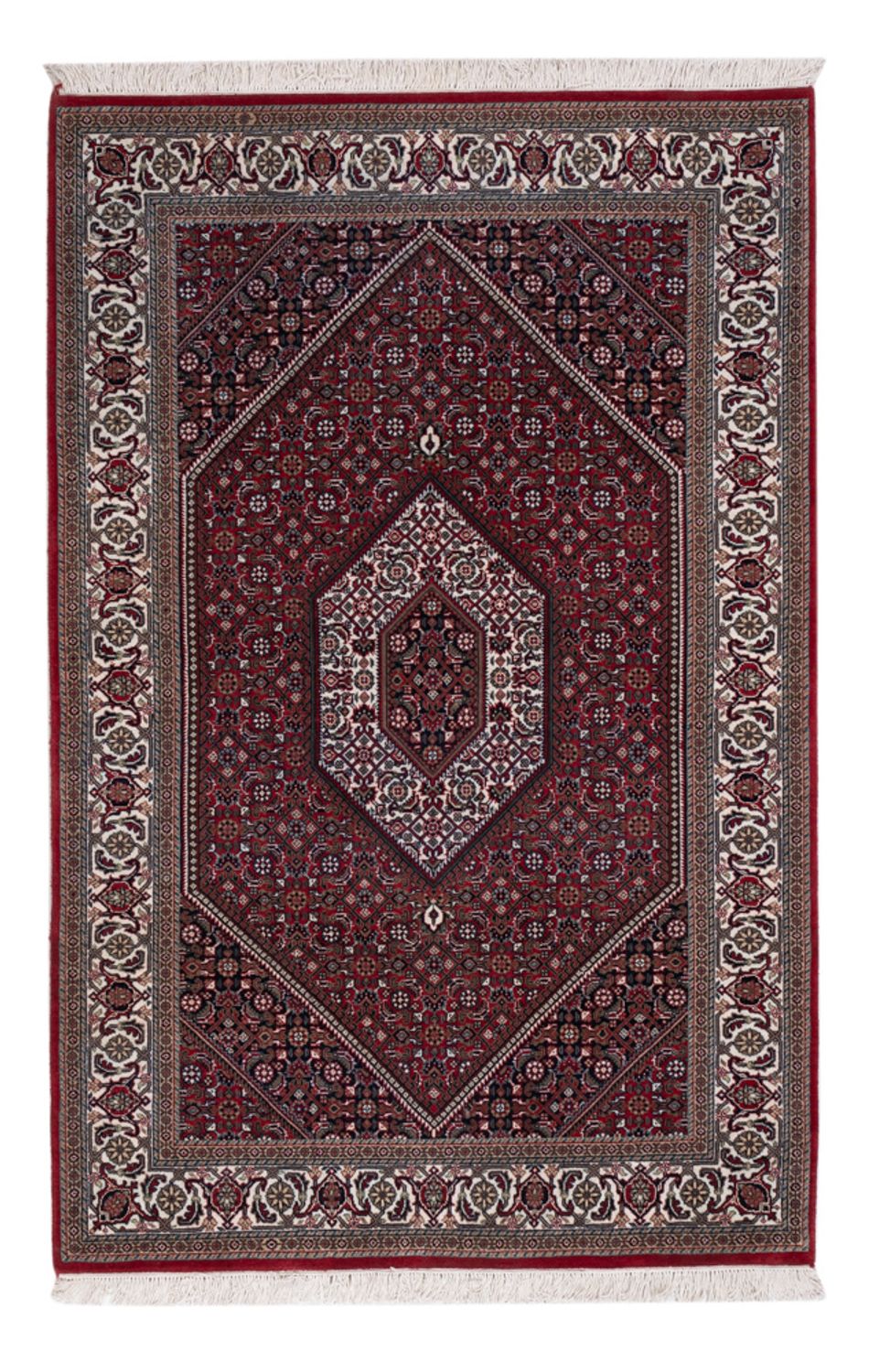 Tappeto orientale - Bidjar - Indo - 184 x 121 cm - beige scuro