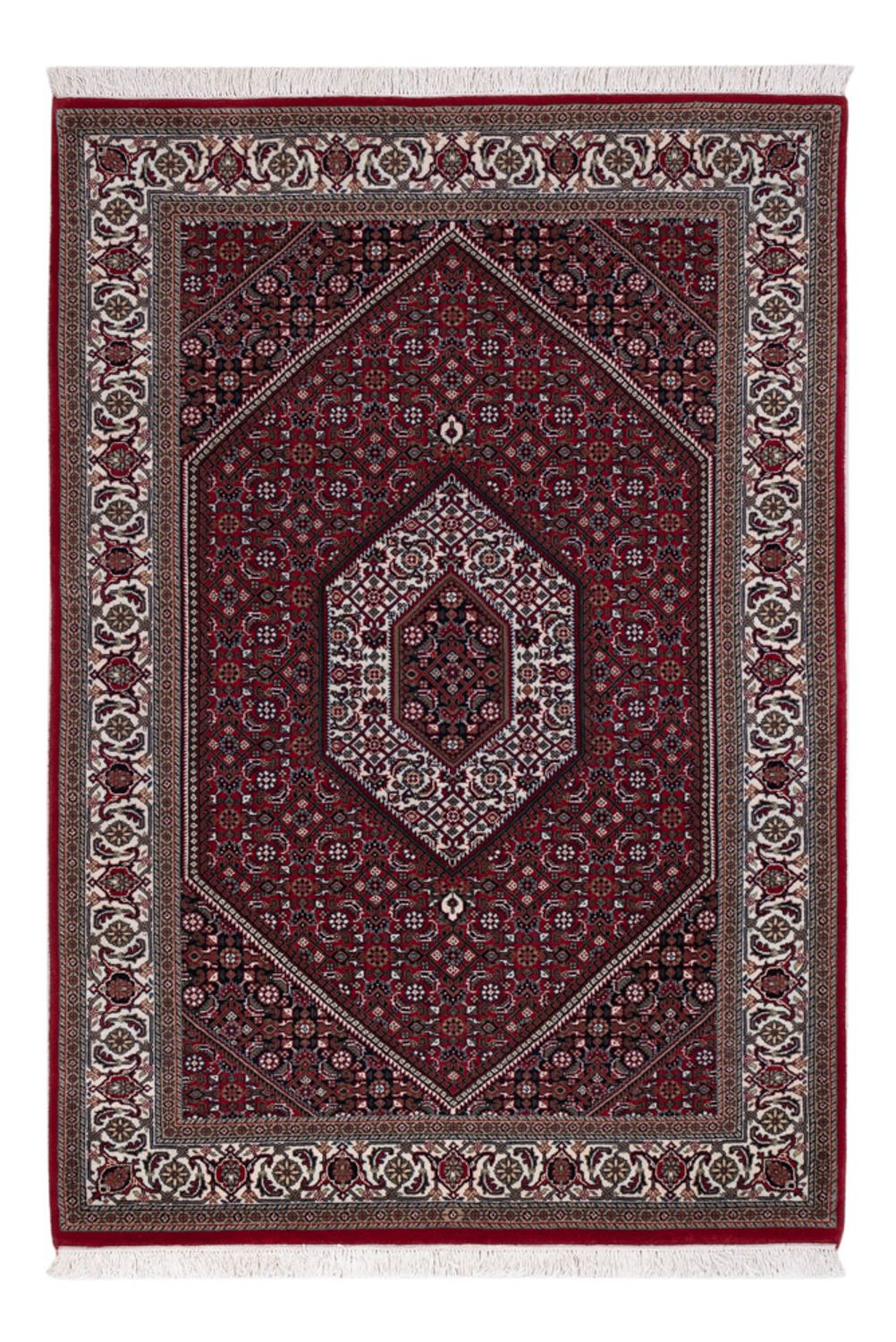 Tappeto orientale - Bidjar - Indo - 179 x 122 cm - beige scuro