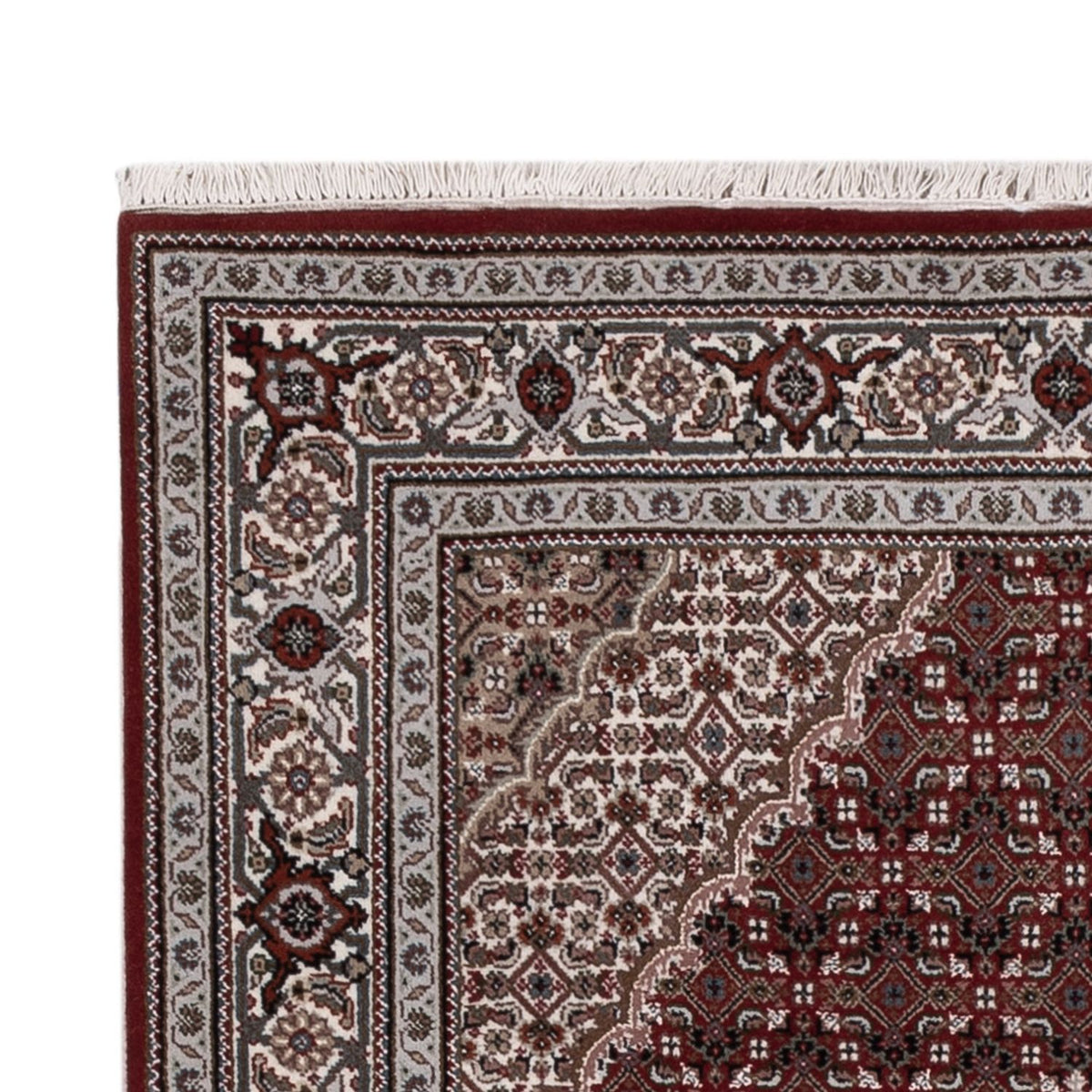 Tappeto orientale - Tabriz - 186 x 124 cm - beige scuro