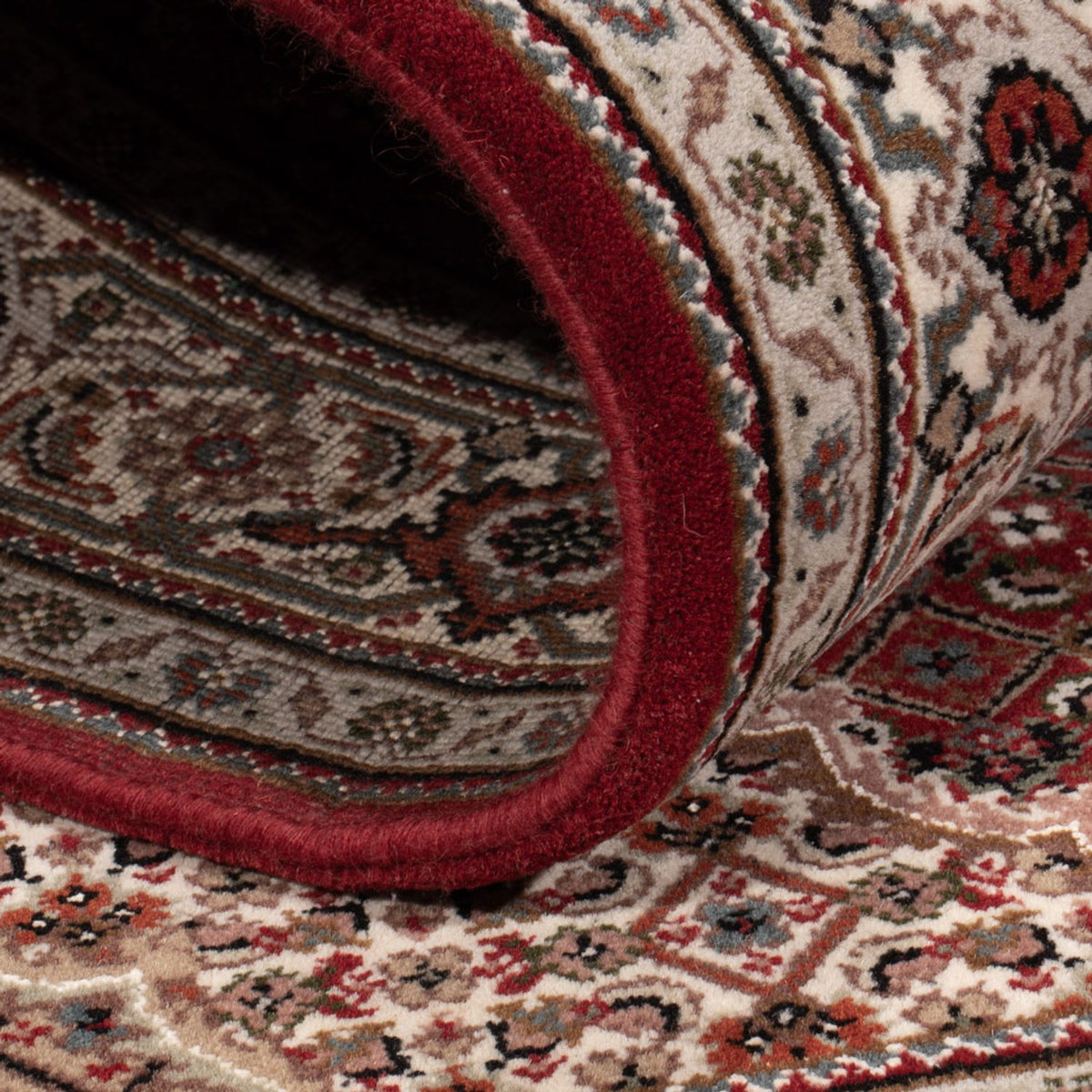 Tappeto orientale - Tabriz - 186 x 124 cm - beige scuro