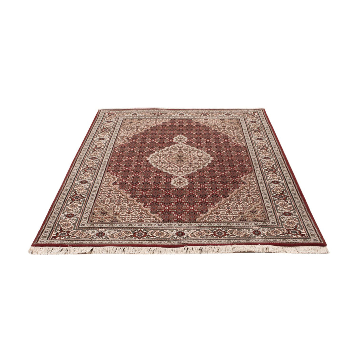 Tappeto orientale - Tabriz - 186 x 124 cm - beige scuro