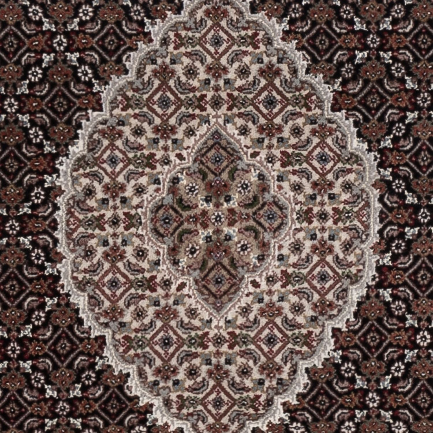 Tappeto orientale - Tabriz - 188 x 123 cm - beige scuro