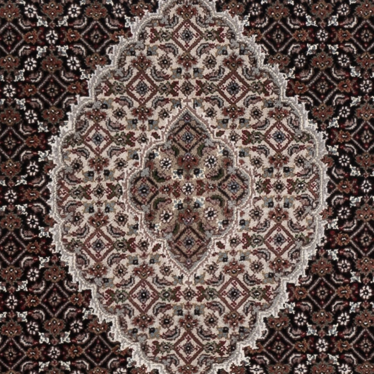 Tappeto orientale - Tabriz - 188 x 123 cm - beige scuro