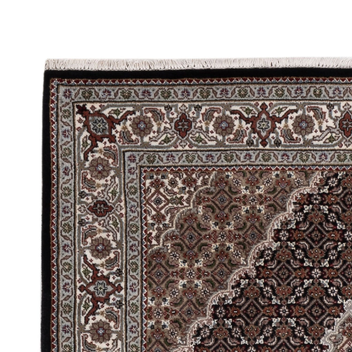 Tappeto orientale - Tabriz - 188 x 123 cm - beige scuro