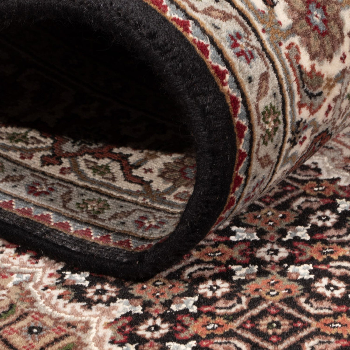 Tappeto orientale - Tabriz - 188 x 123 cm - beige scuro