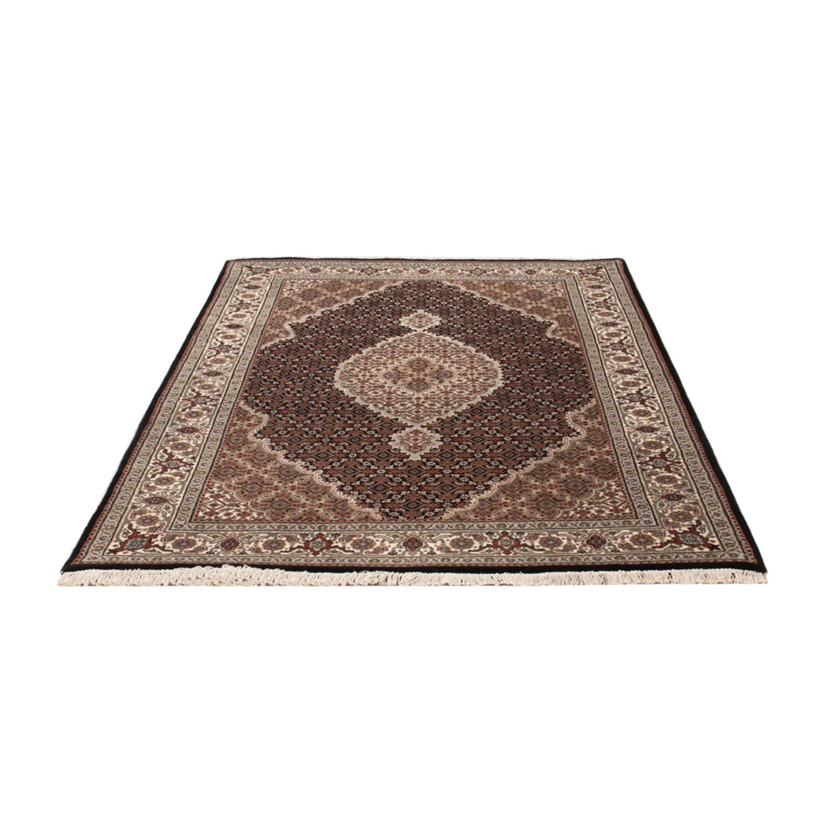 Tappeto orientale - Tabriz - 188 x 123 cm - beige scuro