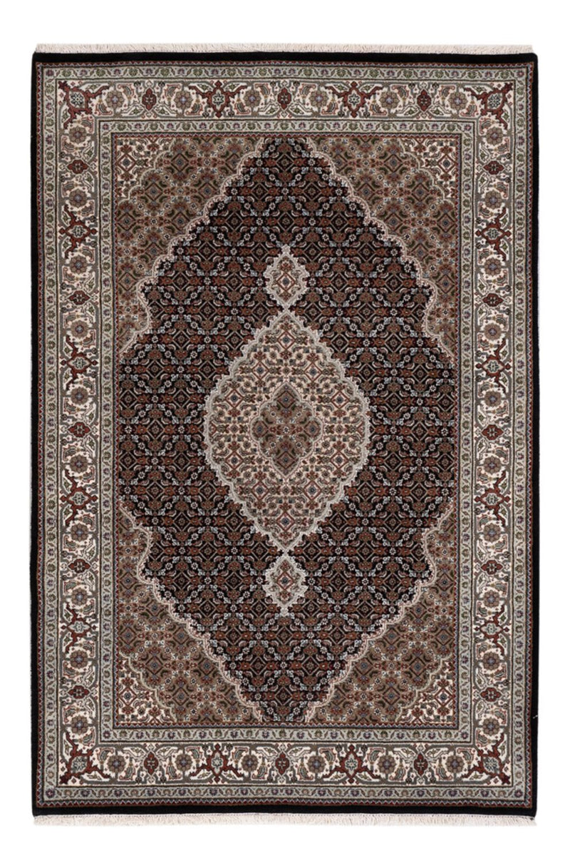 Tappeto orientale - Tabriz - 187 x 124 cm - beige scuro