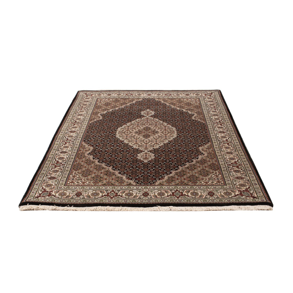 Tappeto orientale - Tabriz - 187 x 124 cm - beige scuro