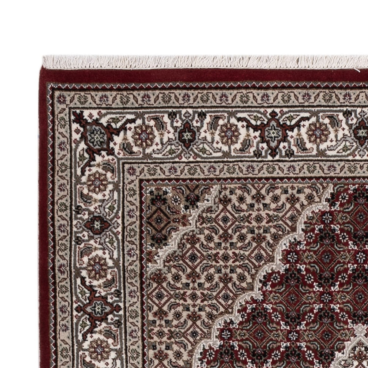 Tappeto orientale - Tabriz - 187 x 123 cm - beige scuro