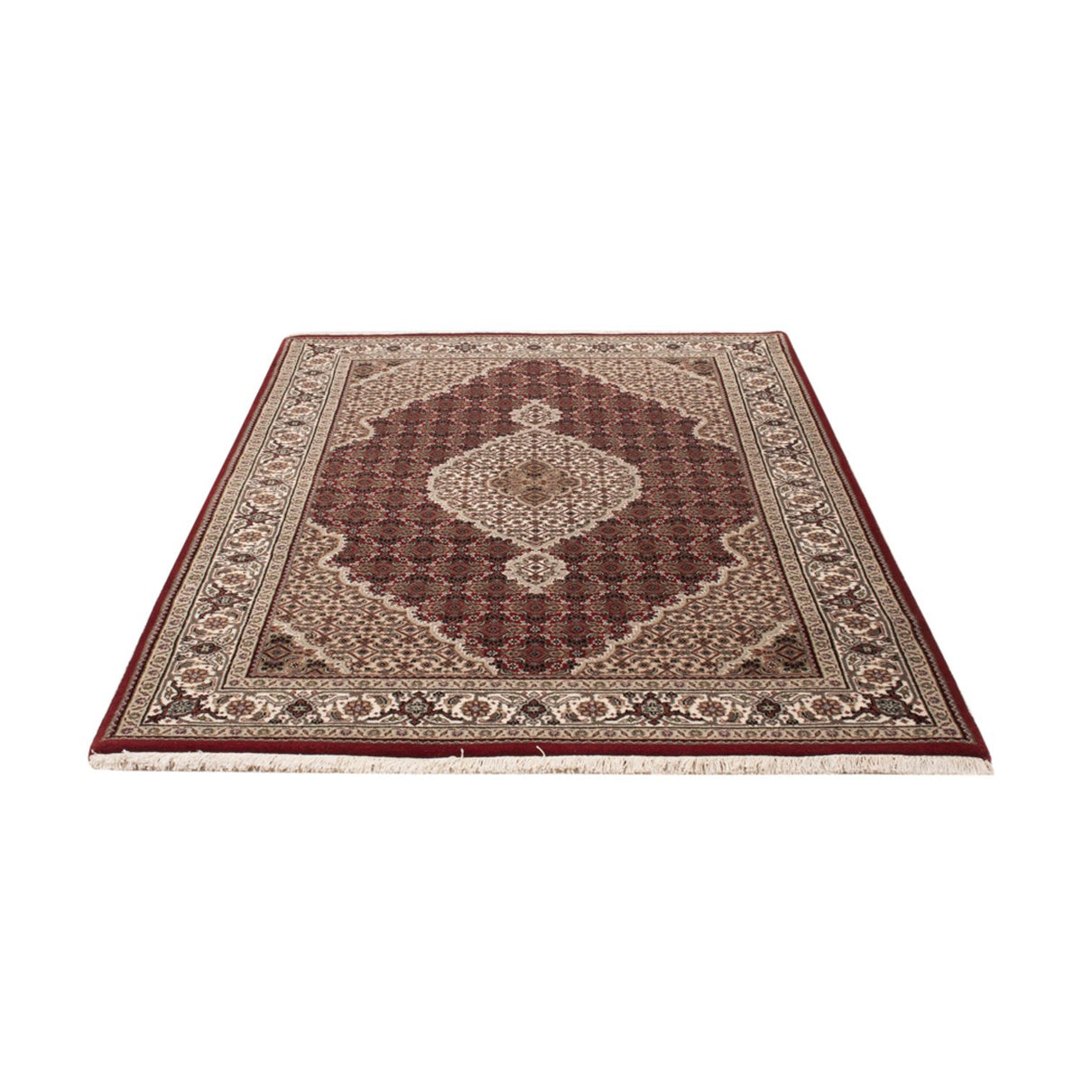 Tappeto orientale - Tabriz - 187 x 123 cm - beige scuro