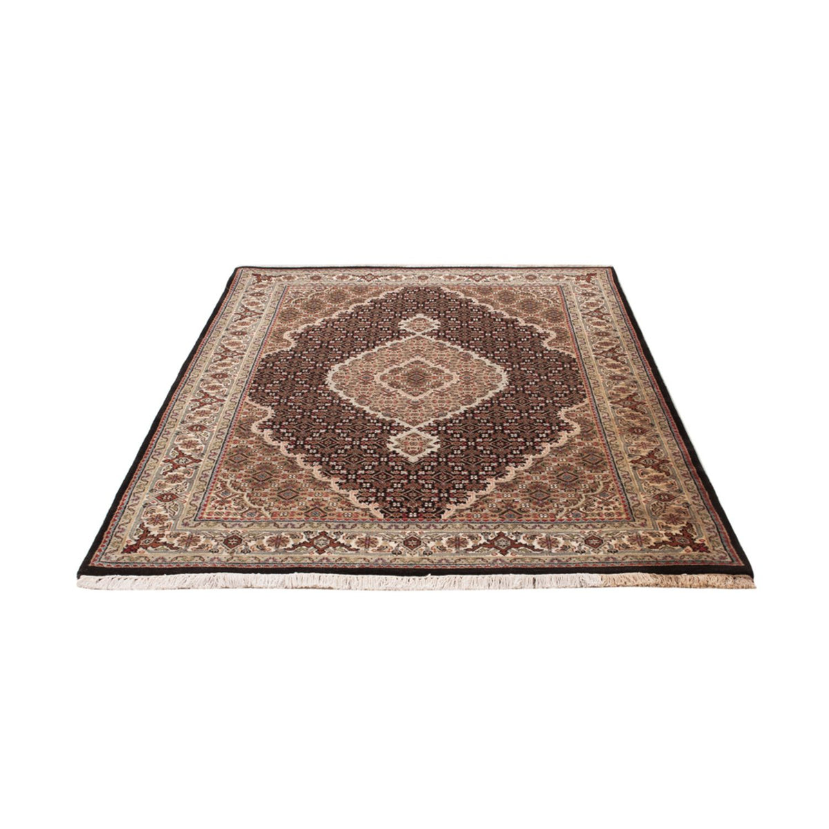 Tappeto orientale - Tabriz - 184 x 127 cm - beige scuro