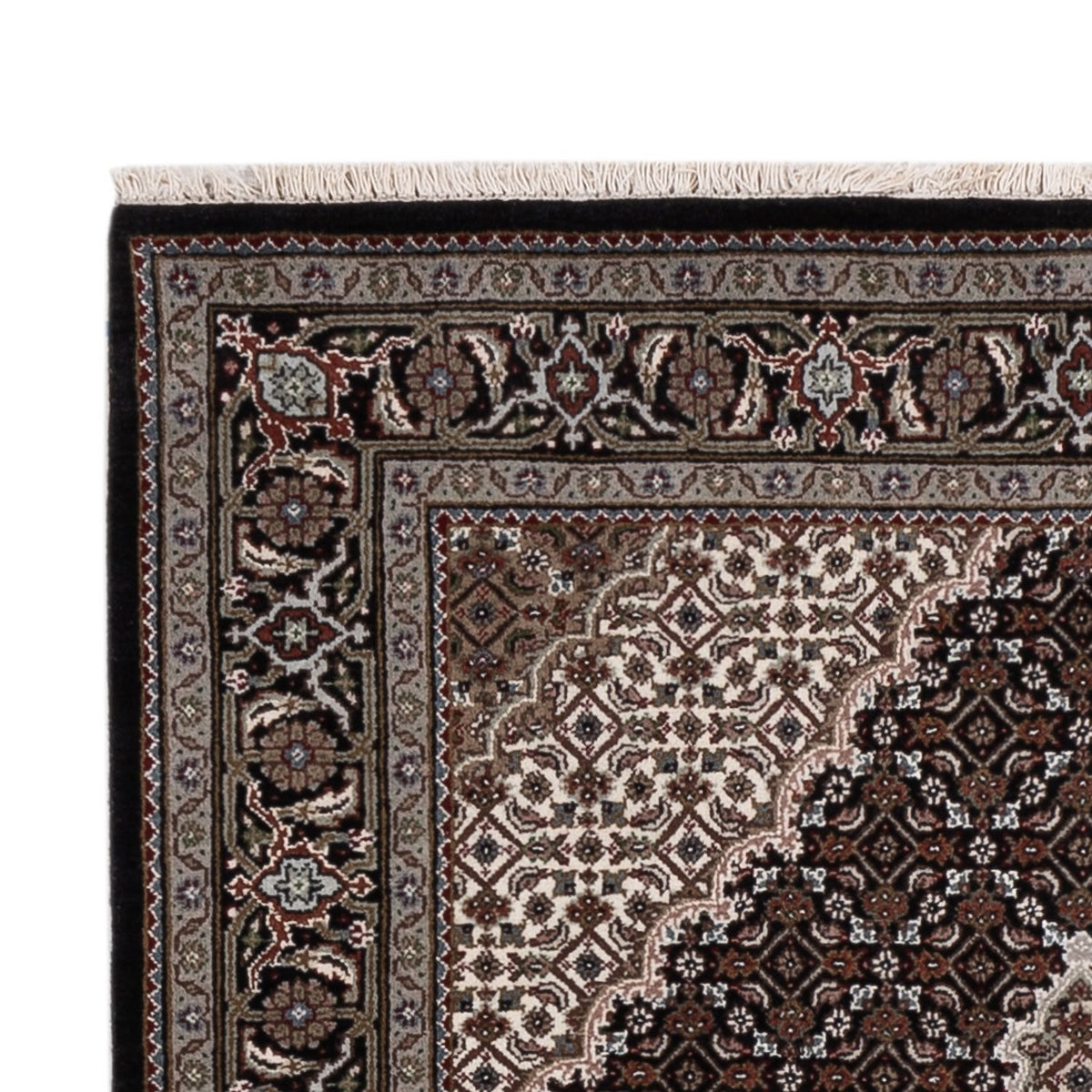 Tappeto orientale - Tabriz - 184 x 120 cm - beige scuro