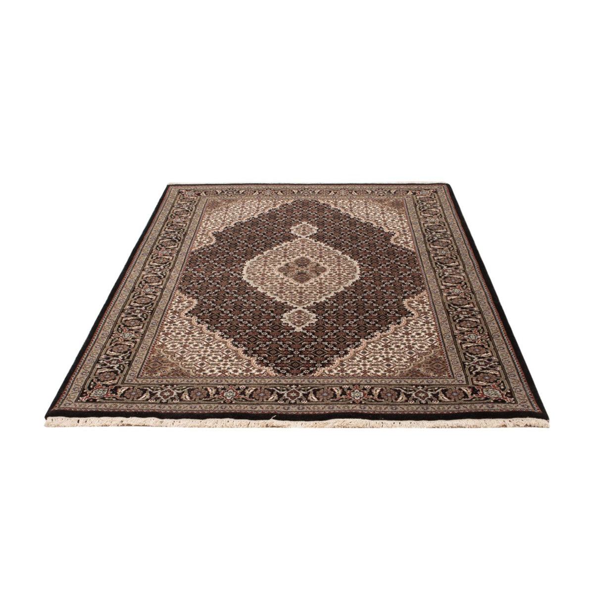 Tappeto orientale - Tabriz - 184 x 120 cm - beige scuro