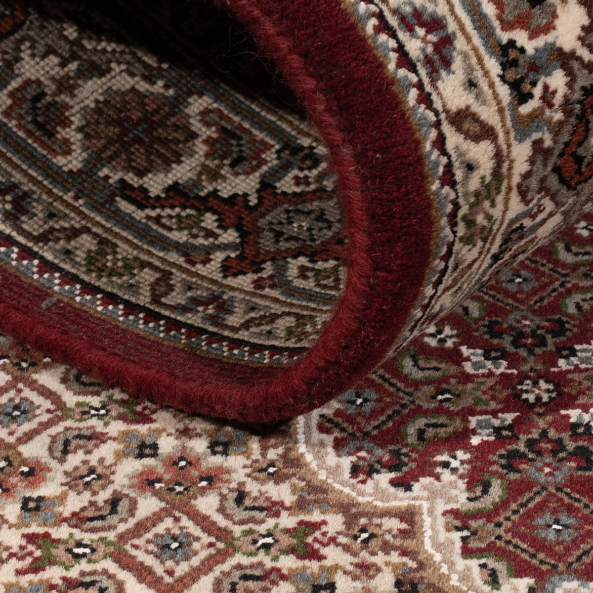 Tappeto orientale - Tabriz - 183 x 119 cm - beige scuro