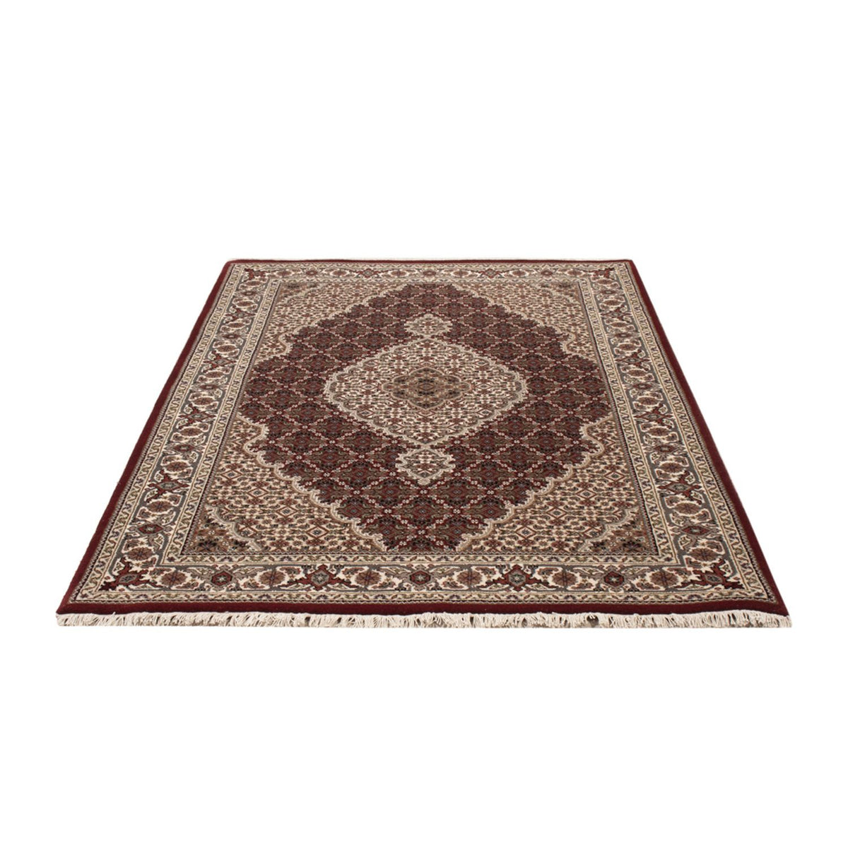 Tappeto orientale - Tabriz - 183 x 119 cm - beige scuro