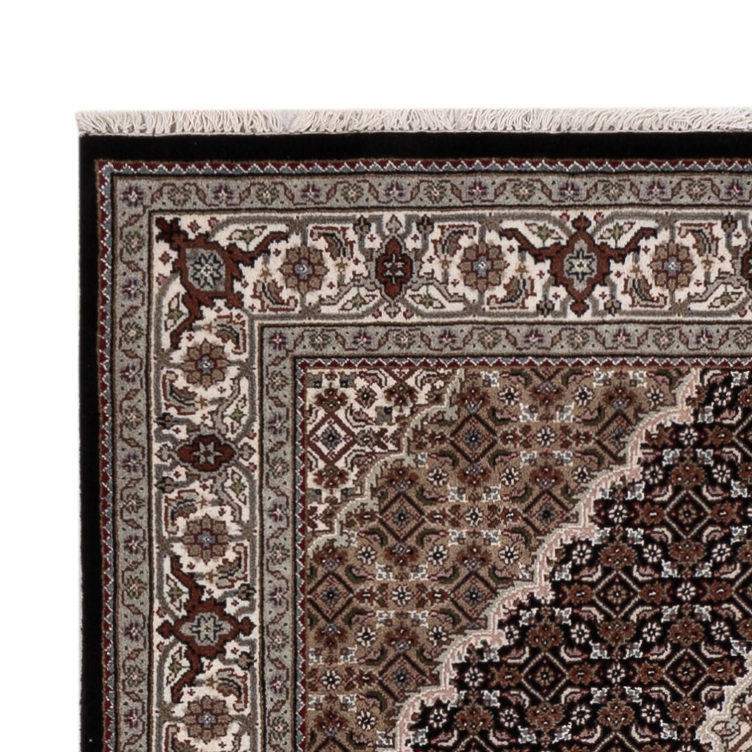 Tappeto orientale - Tabriz - 184 x 124 cm - beige scuro