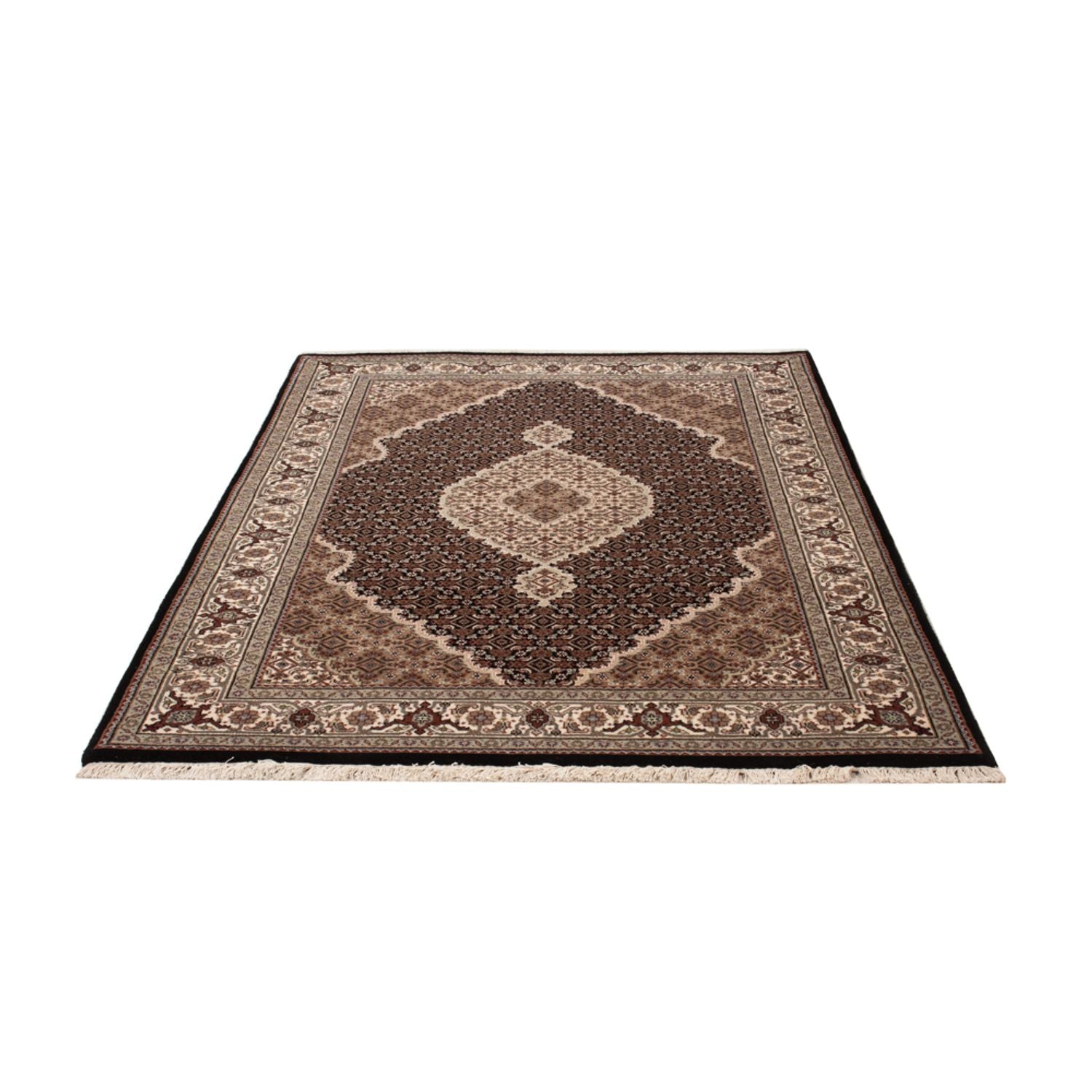 Tappeto orientale - Tabriz - 184 x 124 cm - beige scuro