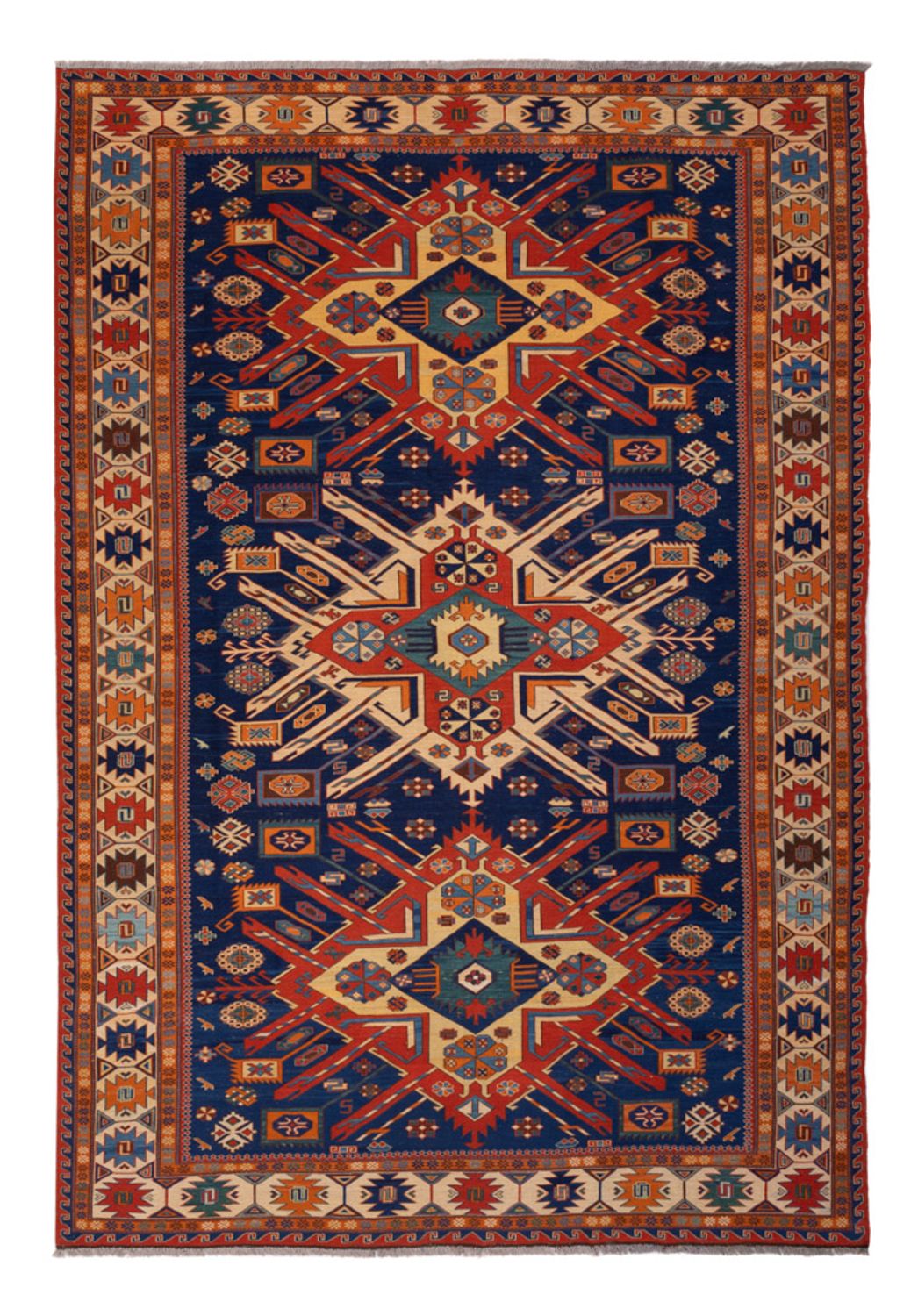 Tappeto Kelim - Orientale - Soumak - 299 x 214 cm - multicolore