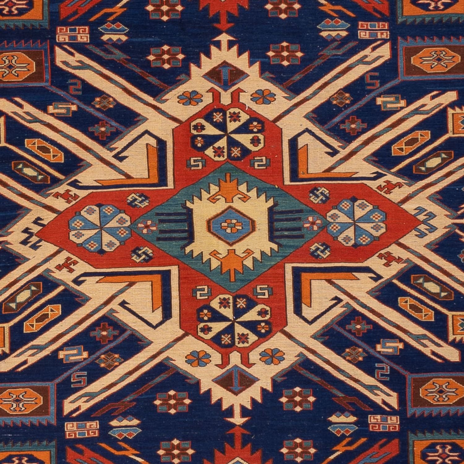 Tappeto Kelim - Orientale - Soumak - 299 x 214 cm - multicolore