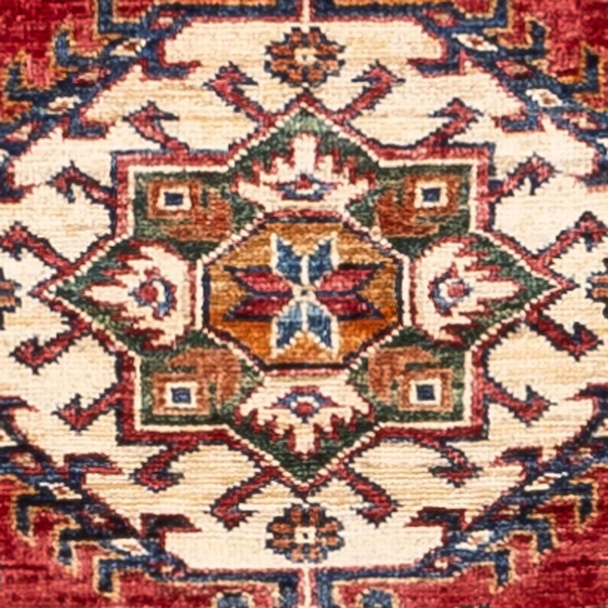 Tappeto corsia Tappeto Ziegler - Kazak - 245 x 77 cm - rosso