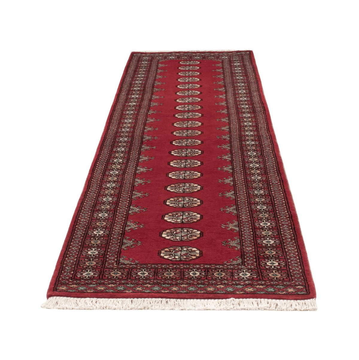 Tappeto corsia Tappeto Pakistani - 304 x 77 cm - rosso