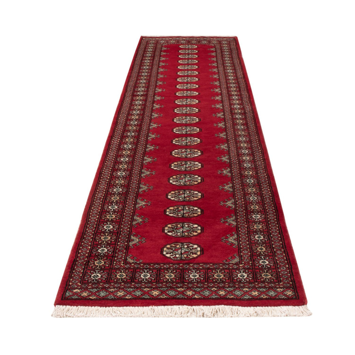 Tappeto corsia Tappeto Pakistani - 307 x 77 cm - rosso