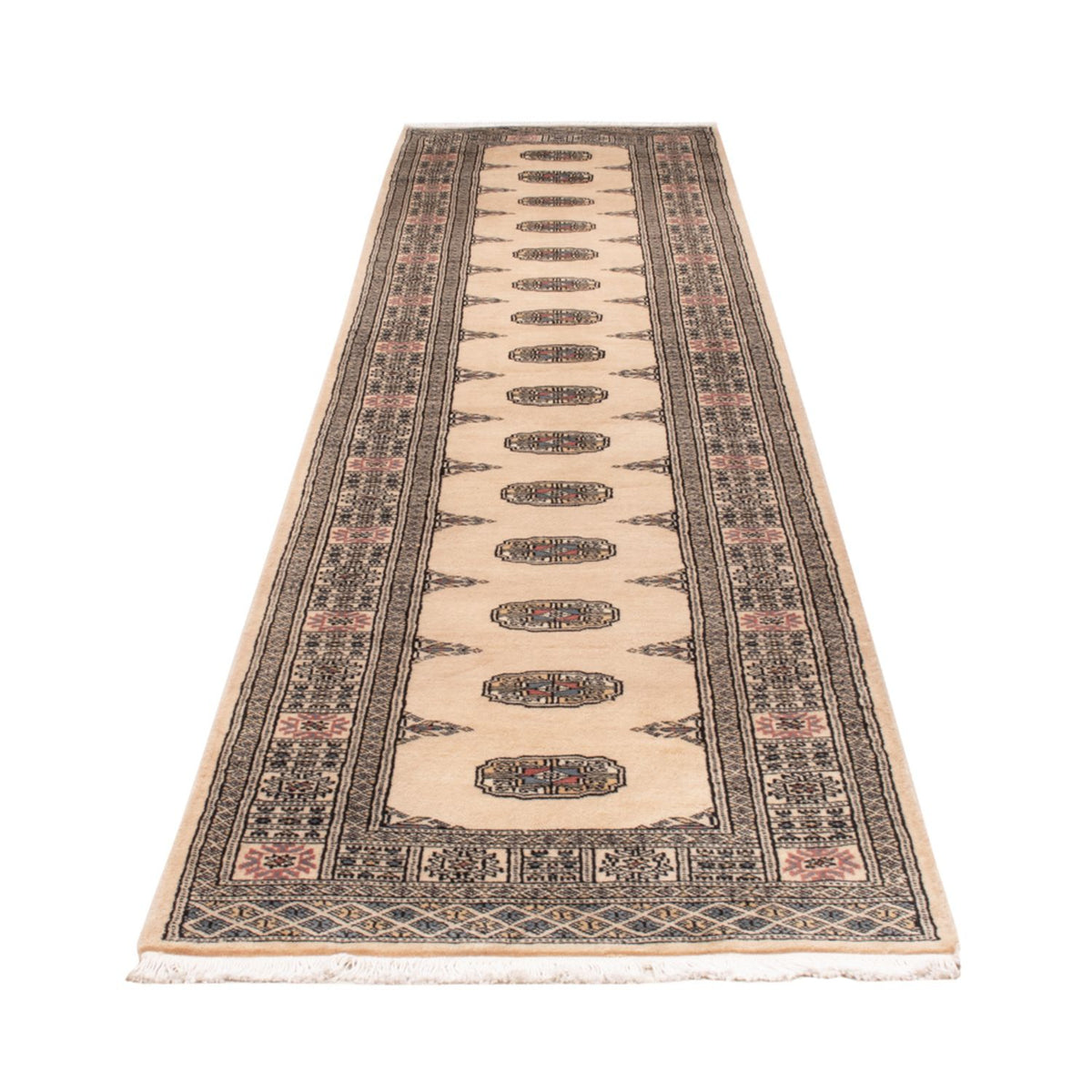 Tappeto corsia Tappeto Pakistani - 358 x 80 cm - beige