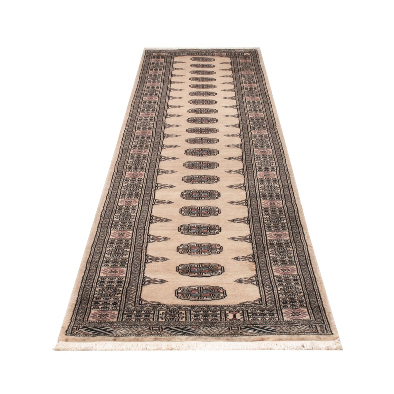Tappeto corsia Tappeto Pakistani - 341 x 77 cm - beige
