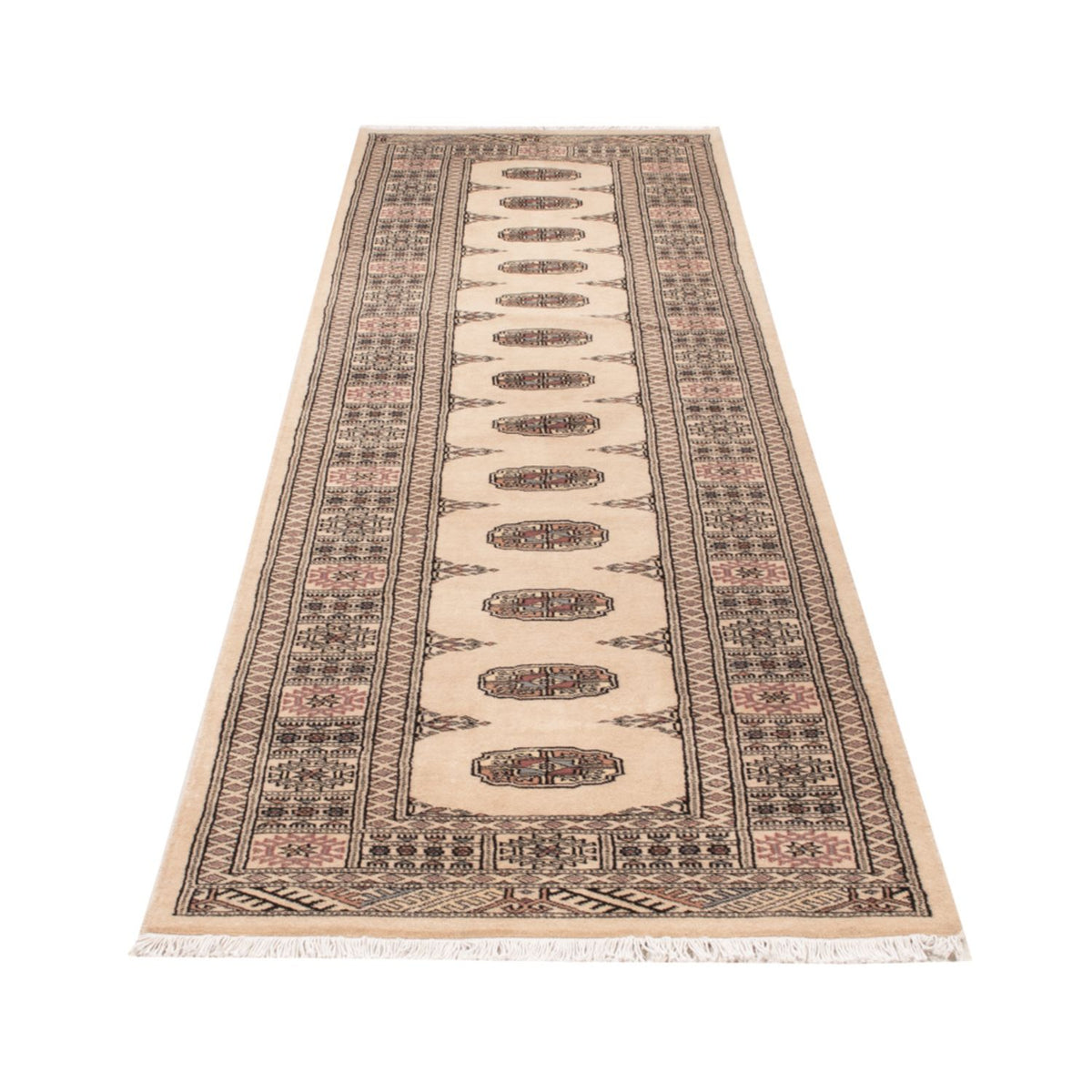 Tappeto corsia Tappeto Pakistani - 309 x 79 cm - beige