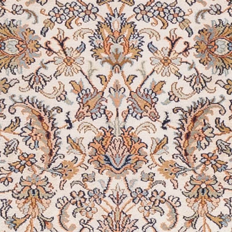 Tappeto corsia Tappeto di seta - Seta del Kashmir - 308 x 80 cm - beige