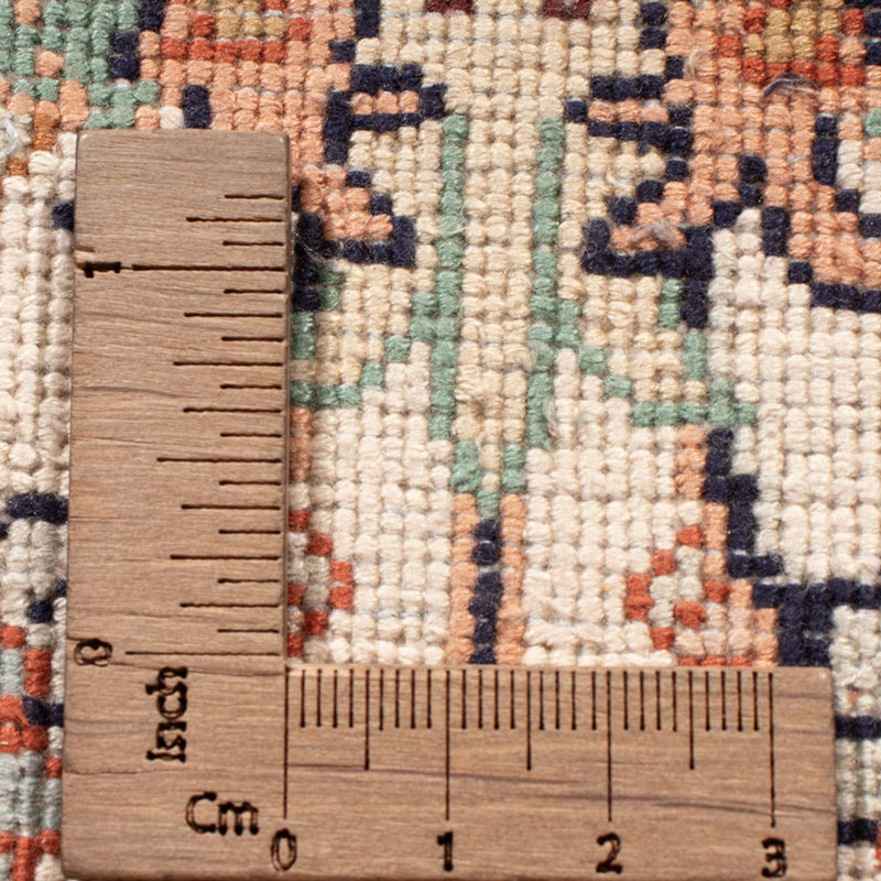Tappeto corsia Tappeto di seta - Seta del Kashmir - 308 x 80 cm - beige