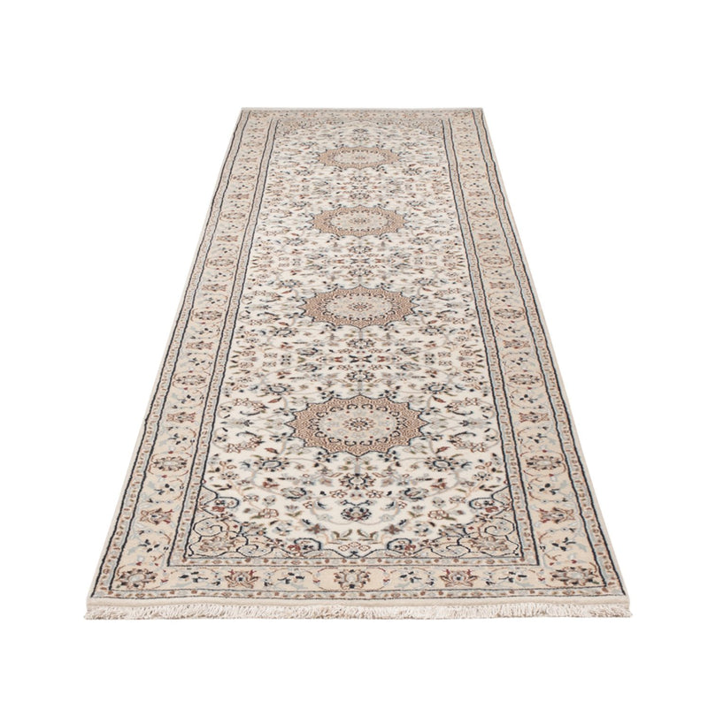 Tappeto corsia Tappeto orientale - Nain - Indus - 307 x 80 cm - beige