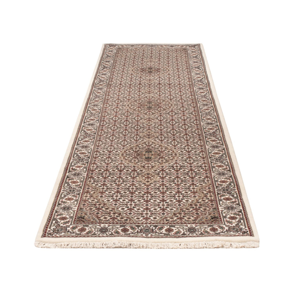 Tappeto corsia Tappeto orientale - Tabriz - 315 x 84 cm - beige scuro